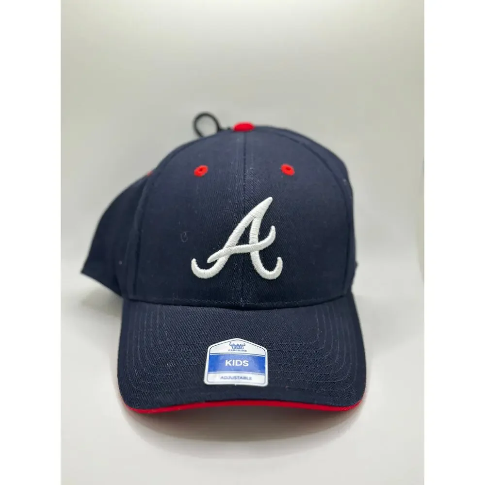 Kids Atlanta Braves Hat- Kids One Size Adjustable New with tags
